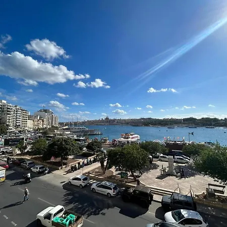Sea Facing View Across The Valletta Area S2 Sliema